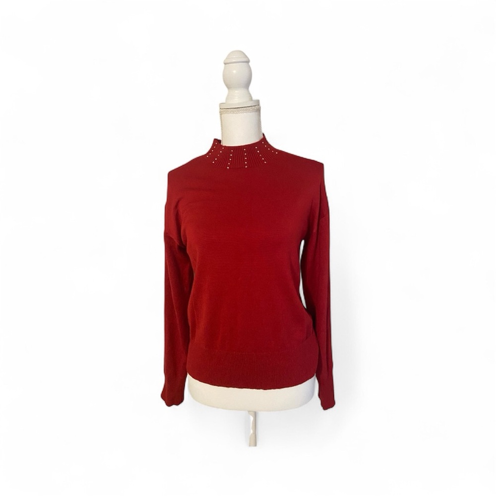 Red Turtleneck Sweater